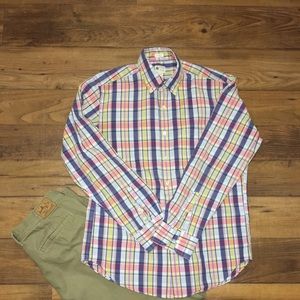 J Crew Plaid Button-Down